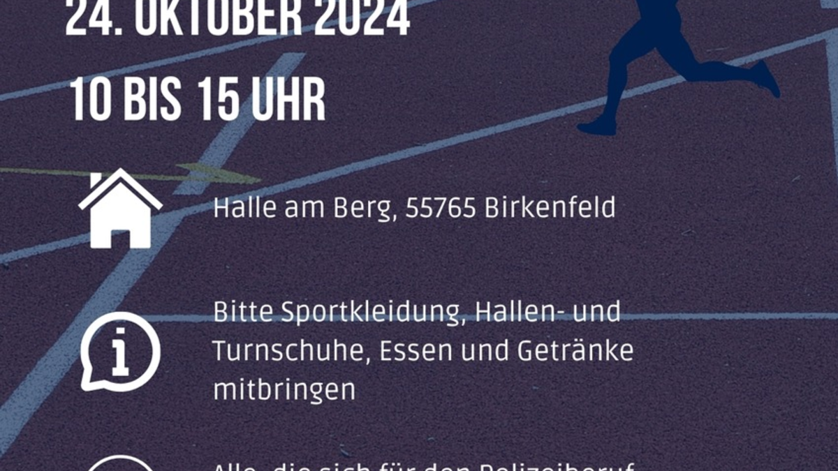 POL-PDTR: Fit fürs Auswahlverfahren! - Foto: presseportal.de