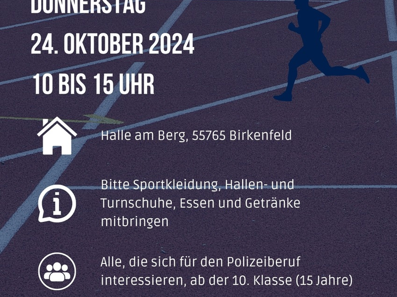 POL-PDTR: Fit fürs Auswahlverfahren! - Foto: presseportal.de