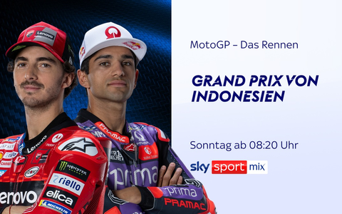 Der MotoGP(TM) Grand Prix von Indonesien am Wochenende live und exklusiv bei Sky Sport - Foto: presseportal.de