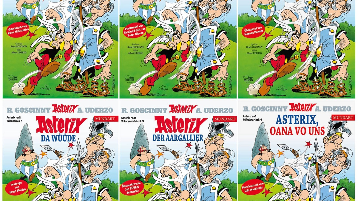 Asterix auf Mundartreise quer durch Deutschland, Österreich und die Schweiz - Foto: presseportal.de