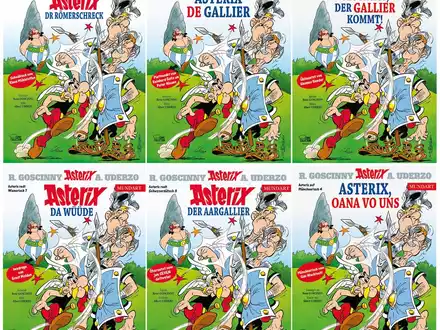 Asterix auf Mundartreise quer durch Deutschland, Österreich und die Schweiz - Foto: presseportal.de