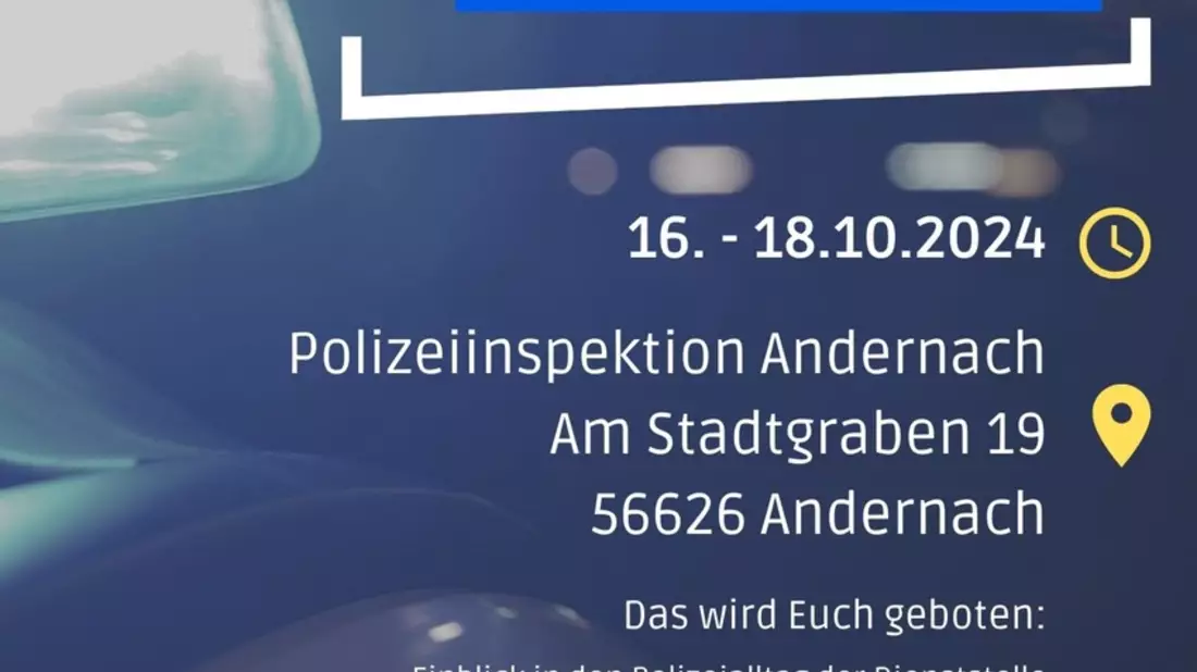 POL-PDKO: Schnupperpraktikum bei der Polizeiinspektion Andernach - Bild: presseportal.de