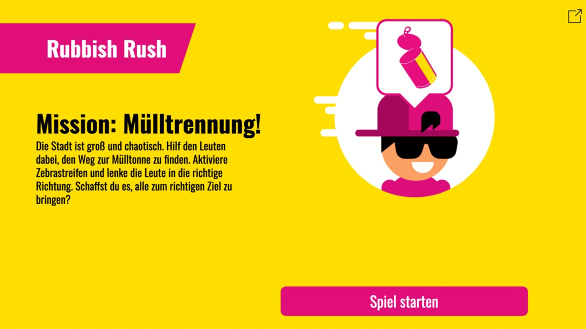 Mission richtige Mülltrennung: Neues Multitasking-Spiel 