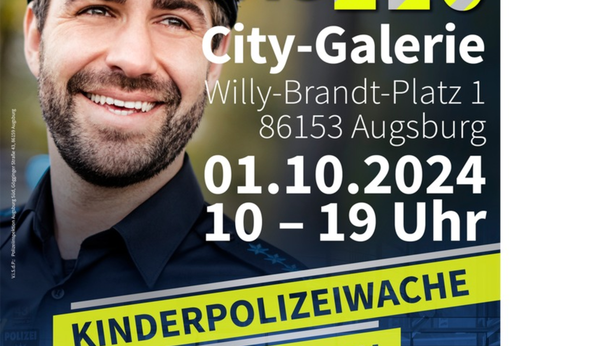 POL Schwaben Nord: Sicherheitstag der Polizei Augsburg Süd - Foto: presseportal.de