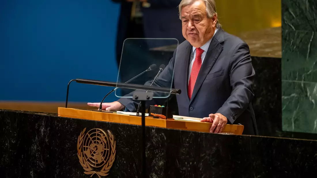 UN-Generalsekretär Guterres erhält in Israel Einreiseverbot. (Archivbild) - Bild: Michael Kappeler/dpa