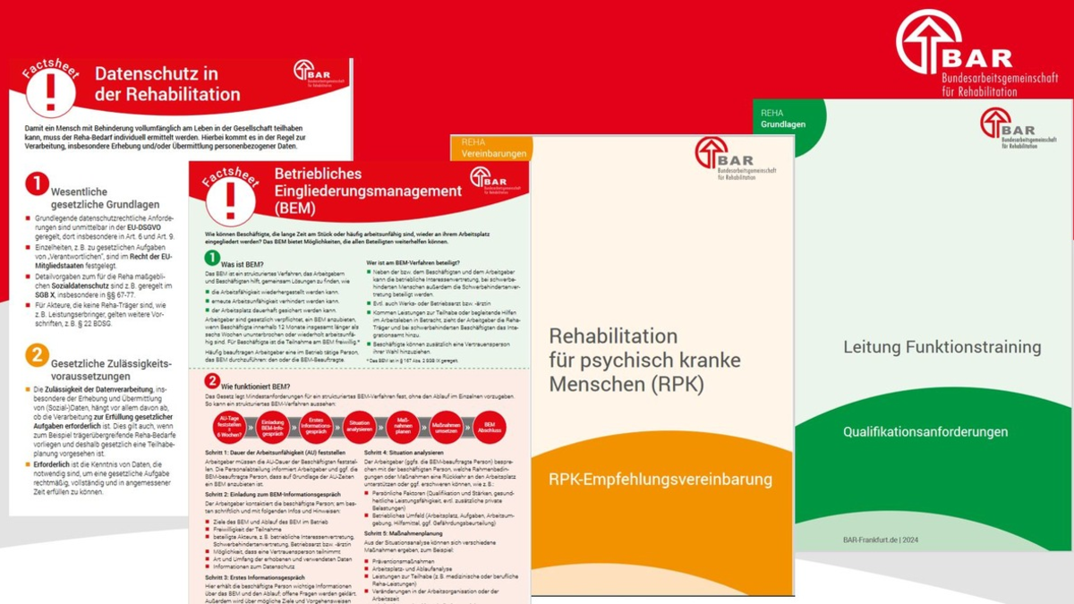 Neue Fachpublikationen der BAR zu Rehabilitation und Teilhabe - Foto: presseportal.de