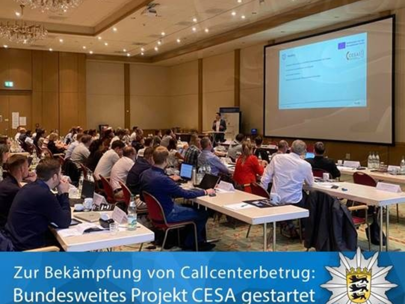 LKA-BW: Bundesweites Projekt CESA zur Bekämpfung des Callcenterbetrugs gestartet - Foto: presseportal.de