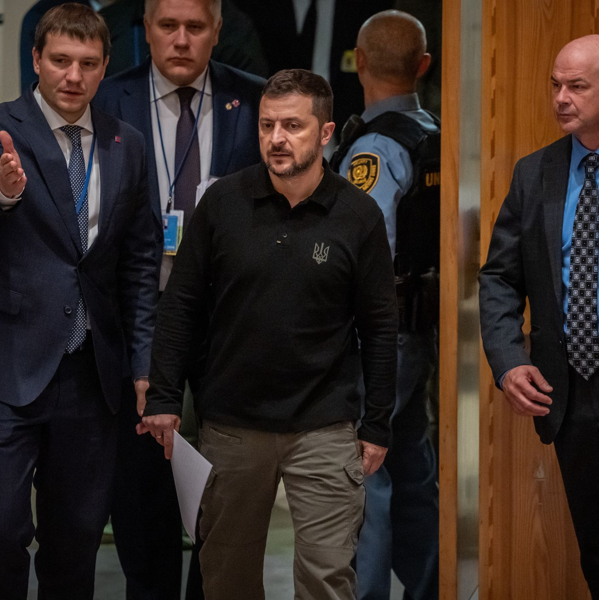 Der ukrainische Präsident Selenskyj spricht im UN-Sicherheitsrat. Verhandlungen mit Russland sieht er skeptisch. - Foto: Michael Kappeler/dpa