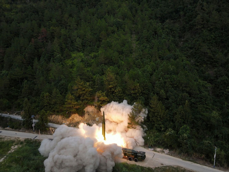 China erklärte, der Test sei eine Routineübung und nicht gegen ein Land gerichtet gewesen. (Symbolbild)  - Foto: Wang Yi/Xinhua/dpa