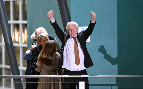 Seit seiner Heimkehr hat Assange sich nicht öffentlich geäußert. (Archivbild) - Foto: Lukas Coch/AAP/dpa