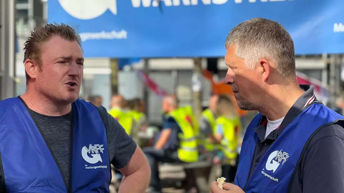 Bundesweit Streiks der VRFF bei ARD, ZDF und Beitragsservice - Tarifverhandlungen kurz vor Scheitern - Bild: presseportal.de