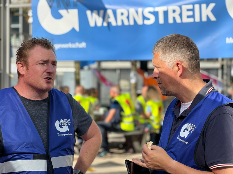 Bundesweit Streiks der VRFF bei ARD, ZDF und Beitragsservice - Tarifverhandlungen kurz vor Scheitern - Foto: presseportal.de