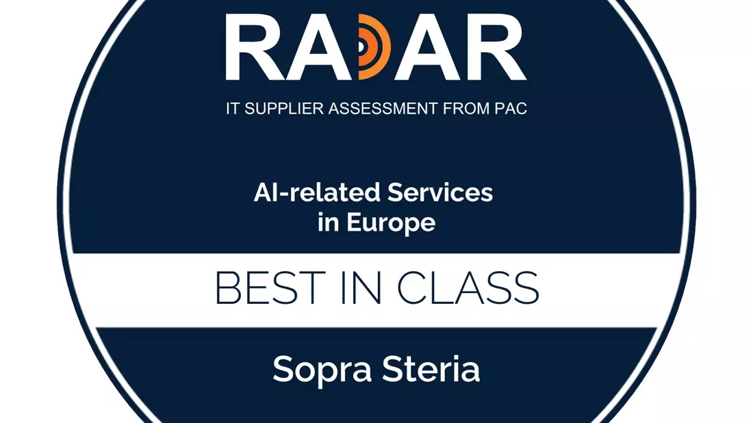 PAC Innovation Radar: Sopra Steria als einer der führenden Anbieter für KI-Services in Europa ausgezeichnet - Bild: presseportal.de