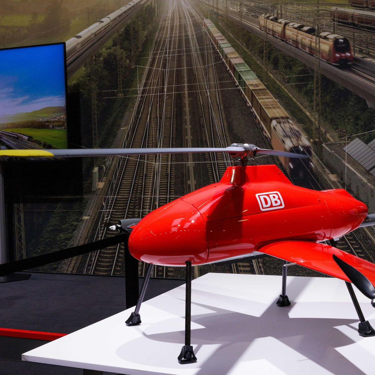 Gebaut wurde der Prototyp von der Firma Airial.  - Foto: Carsten Koall/dpa