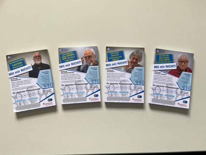 POL-RBK: Wermelskirchen / Rhein.-Berg. Kreis - Kriminalprävention wird von der Sparkasse Wermelskirchen und der Friseurinnung unterstützt - Foto: presseportal.de