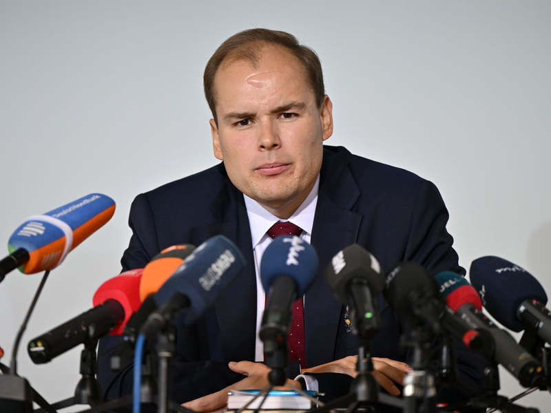 AfD-Parlamentsgeschäftsführer Braga schließt Kompromiss bei Landtagspräsidenten-Wahl nicht aus - Foto: Martin Schutt/dpa