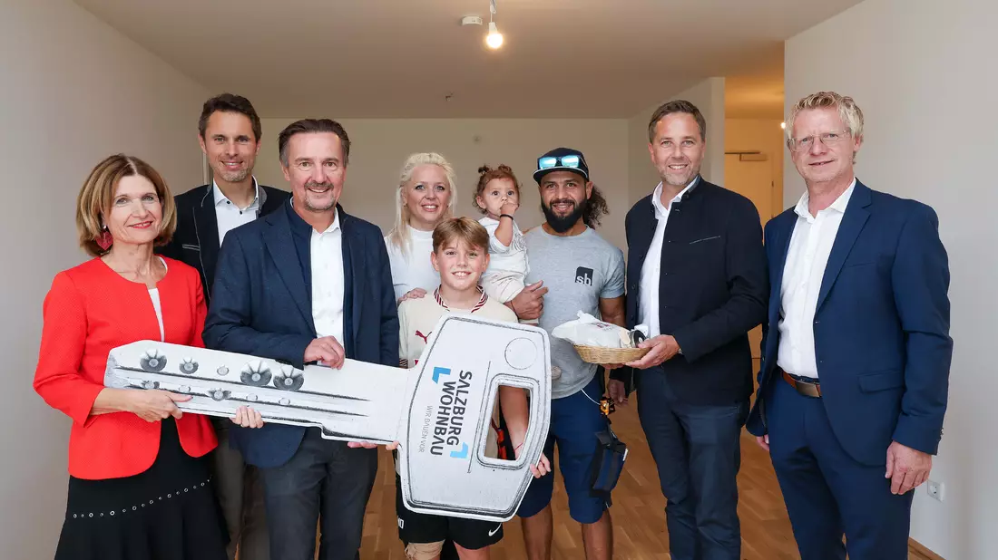 SWB - Projektu?bergabe Thalgau - Bild: Neumayr über pressetext.de