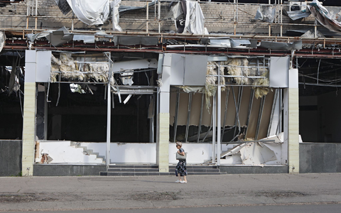 Frontnahe Städte wie Kramatorsk im ukrainischen Gebiet Donezk geraten regelmäßig unter russischen Beschuss. (Archivbild) - Foto: -/Ukrinform/dpa