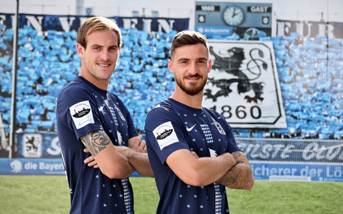 Ärmel hoch für den guten Zweck: die Bayerische wird zeitweise Ärmelsponsor des TSV 1860 München zugunsten der Münchner Tafel e.V. - Foto: presseportal.de