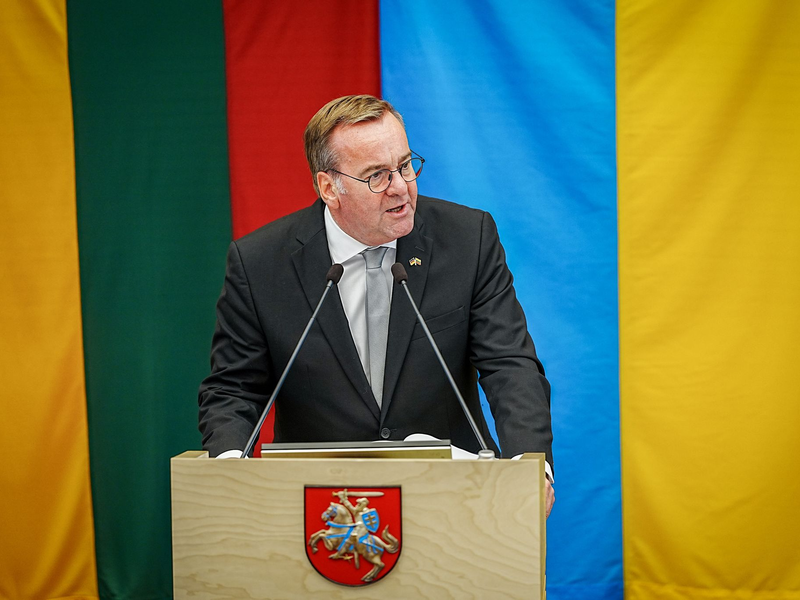 Verteidigungsminister Pistorius besucht aktuell Litauen und Polen. - Foto: Kay Nietfeld/dpa