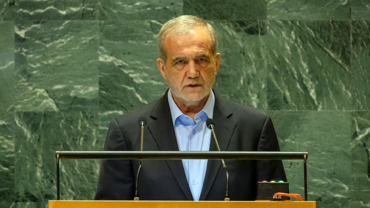 Werden Versprechen die bittere Realität verändern: Irans Präsident Pezeshkian spricht vor den Vereinten Nationen inmitten der eskalierenden Verfolgung der Bahá'í - Foto: presseportal.de