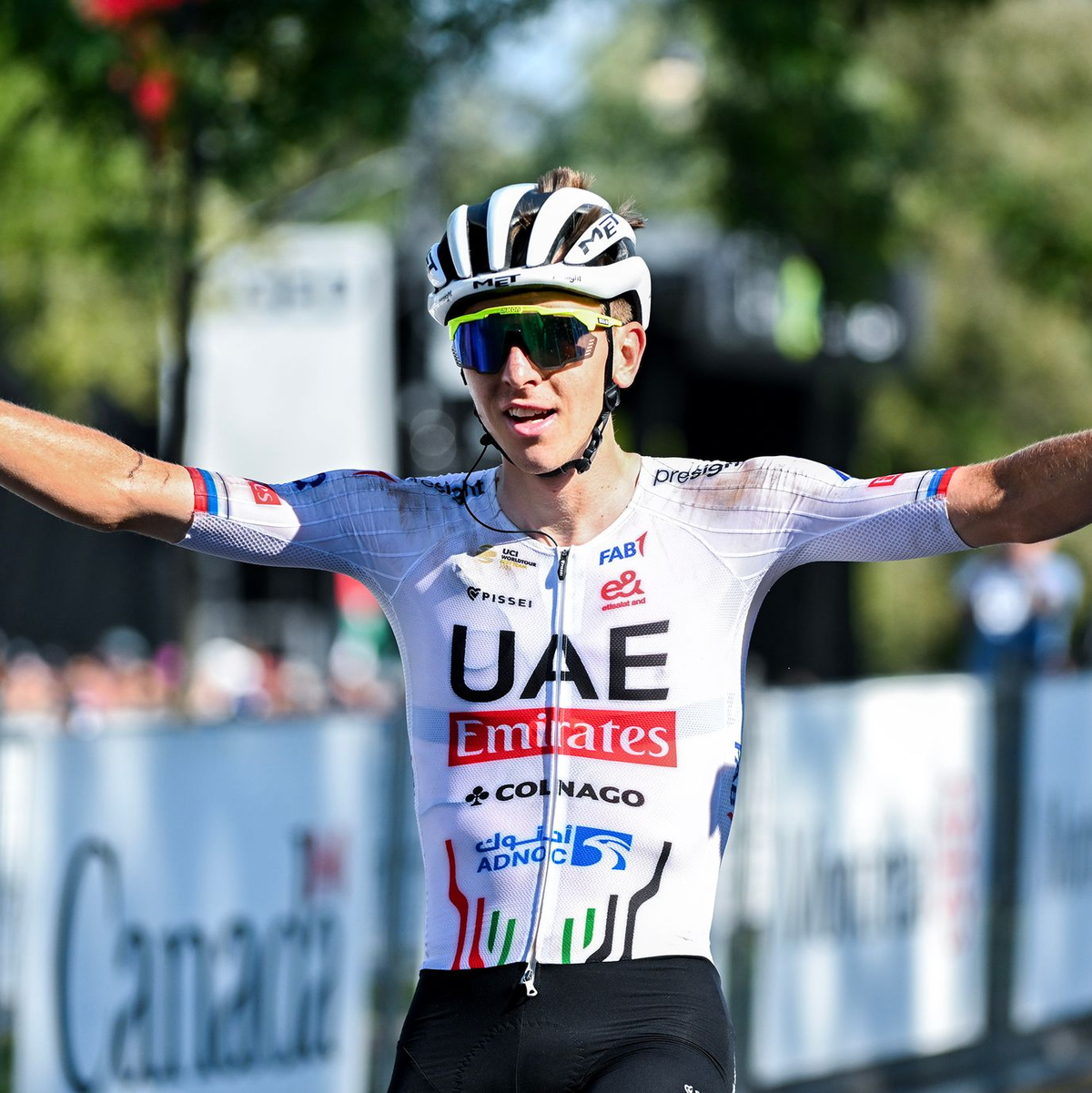 Viel gewonnen, aber noch nie Weltmeister: Tadej Pogacar. - Foto: Graham Hughes/Canadian Press via ZUMA Press/dpa