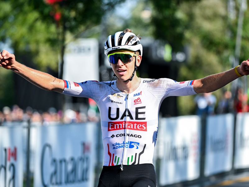 Viel gewonnen, aber noch nie Weltmeister: Tadej Pogacar. - Foto: Graham Hughes/Canadian Press via ZUMA Press/dpa