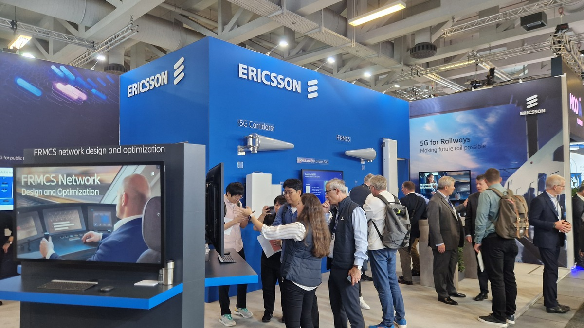 InnoTrans 2024: Ericsson gibt 5G-Bahnfunk-Tests mit polnischem Bahnunternehmen PKP bekannt - Foto: presseportal.de