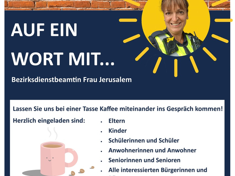 POL-DN: Auf ein Wort mit... - Foto: presseportal.de