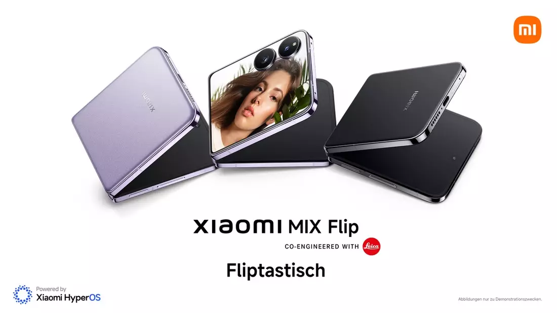 Xiaomi kündigt den Marktstart des Xiaomi MIX Flip an / Ein kompaktes, faltbares Smartphone der Spitzenklasse, das Leistung und Stil vereint - Bild: presseportal.de
