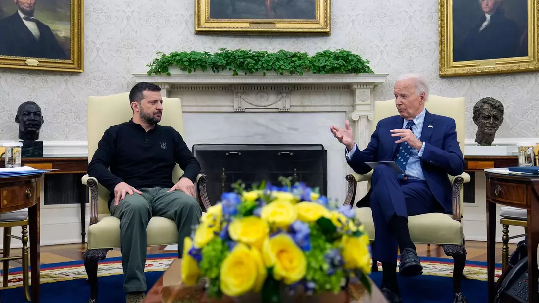 Bidens Regierung unterstützt die Ukraine in ihrem Abwehrkampf wie kein anderer Verbündeter. - Bild: Susan Walsh/AP