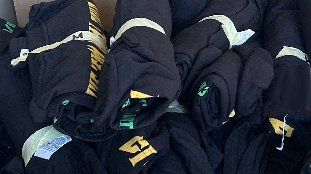 HZA-SI: T-Shirts, CDs, Poster - ZOLL entdeckt kartonweise unverzollte Merchandise-Artikel - Foto: presseportal.de