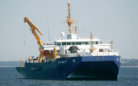 Forschungsschiff Planet wird Führungsschiff in der Ägäis - Foto: presseportal.de