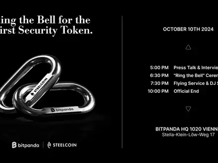 AVISO Pressegespräch & „Ring the Bell“ – Bitpanda x Steelcoin - Foto: presseportal.de