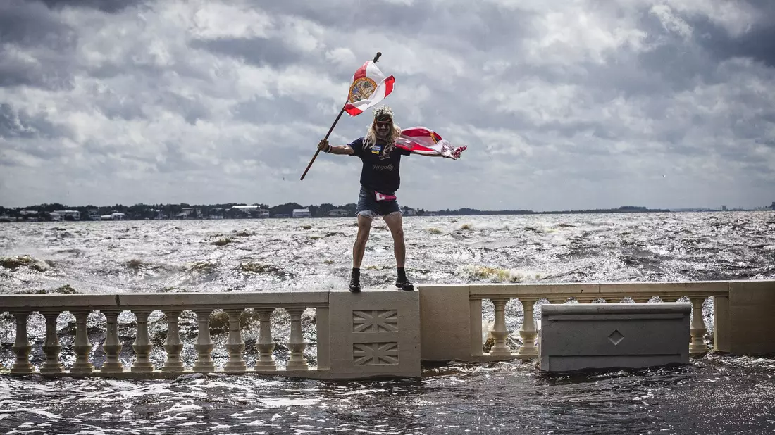Über Land hat «Helene» an Kraft verloren.  - Bild: Dave Decker/ZUMA Press Wire/dpa