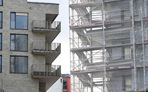 Der Wohnungsbau braucht nach Ansicht des Bundesverbands Baustoff-Fachhandel wieder verlässliche Bedingungen. (Archivbild) - Foto: Bernd Weißbrod/dpa