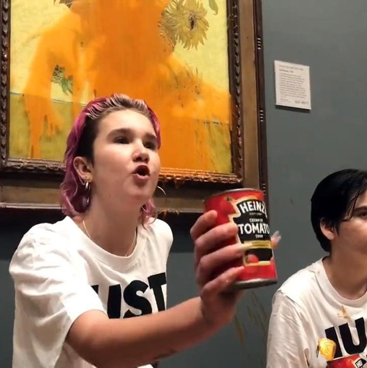 Wegen der Attacke müssen die beiden Frauen in Haft. (Archivbild) - Foto: Just Stop Oil/PA Media/dpa