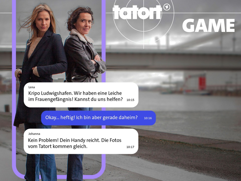 Rätseln mit Lena Odenthal: Tatort-Game 2 des SWR - Foto: presseportal.de