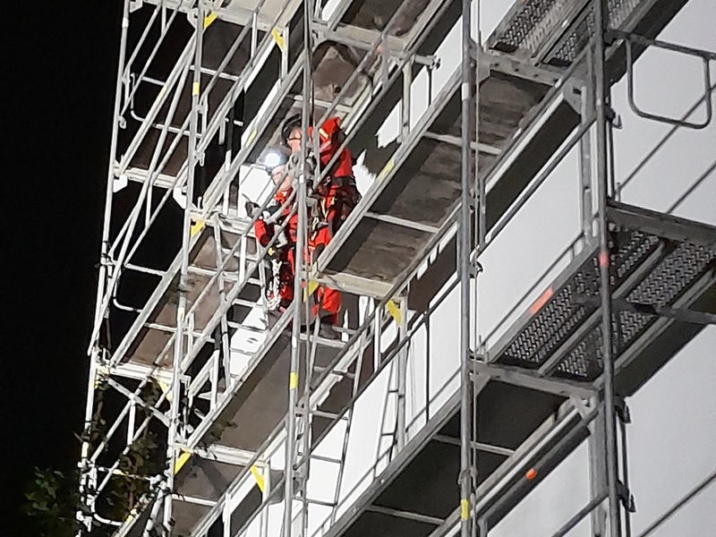 FW Bremerhaven: Sturmeinsatz im Stadtteil Lehe - Foto: presseportal.de