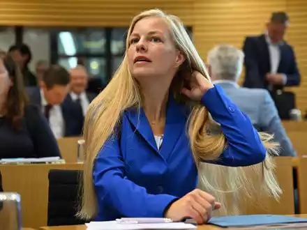 Die Thüringer AfD-Fraktion lässt ihre Abgeordnete Wiebke Muhsal für das Amt der Landtagspräsidentin kandidieren. - Foto: Martin Schutt/dpa