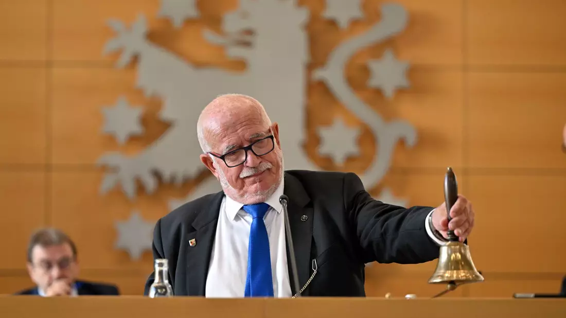 Neuer Präsident des Thüringer Landtags: der CDU-Abgeordnete Thadäus König. - Bild: Martin Schutt/dpa