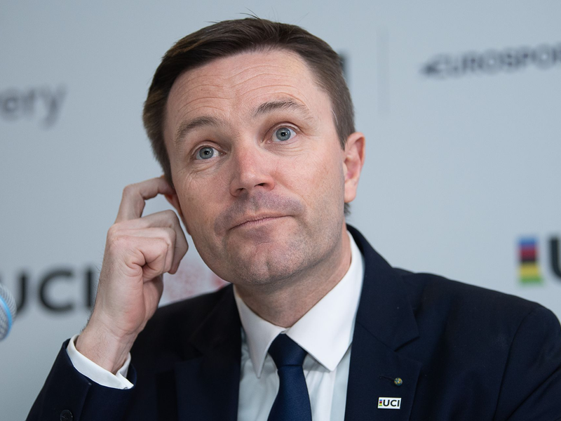 Für UCI-Präsident David Lappartient war ein Abbruch der WM keine gute Option. - Foto: Sebastian Gollnow/dpa
