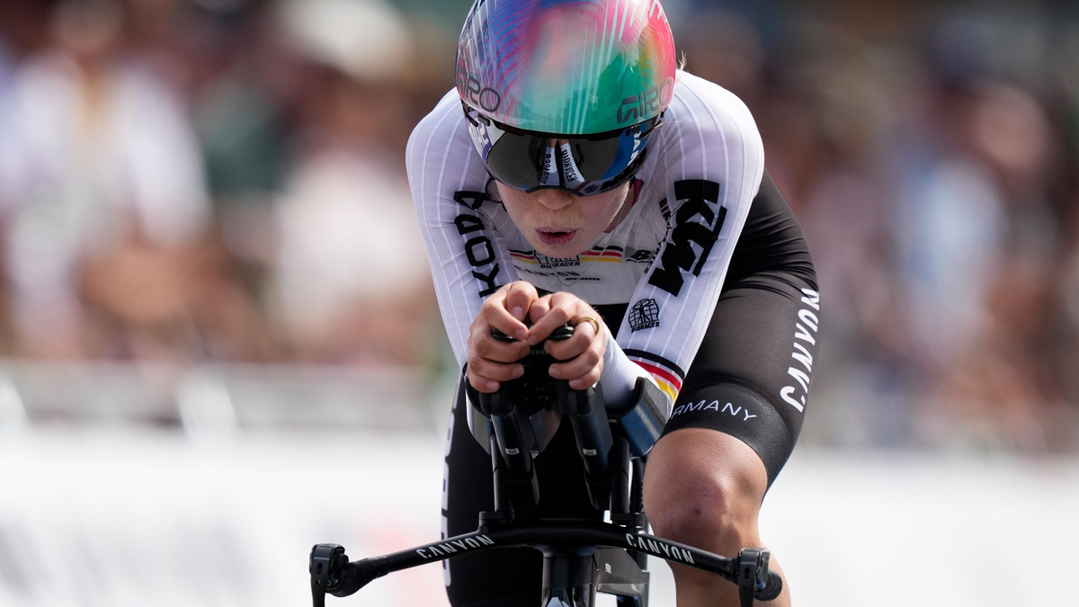 Antonia Niedermaier peilt eine vordere Platzierung an. - Foto: Peter Dejong/AP/dpa