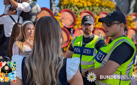 Bundespolizeidirektion München: Bundespolizei zieht positive Halbzeitbilanz des Einsatzes zum 189. Münchner Oktoberfest - Foto: presseportal.de