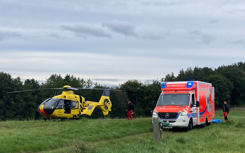 FW-EN: Verkehrsunfall zwischen Motorrad und PKW - Rettungshubschrauber im Einsatz - Foto: presseportal.de