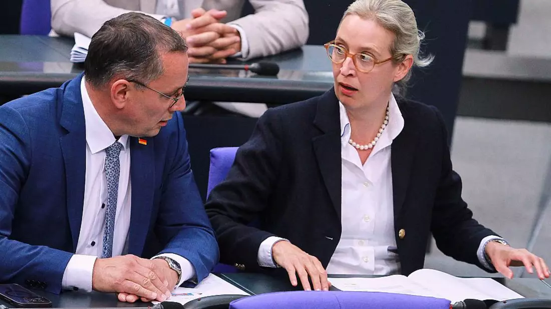 Tino Chrupalla und Alice Weidel (Archiv) - Bild: über dts Nachrichtenagentur