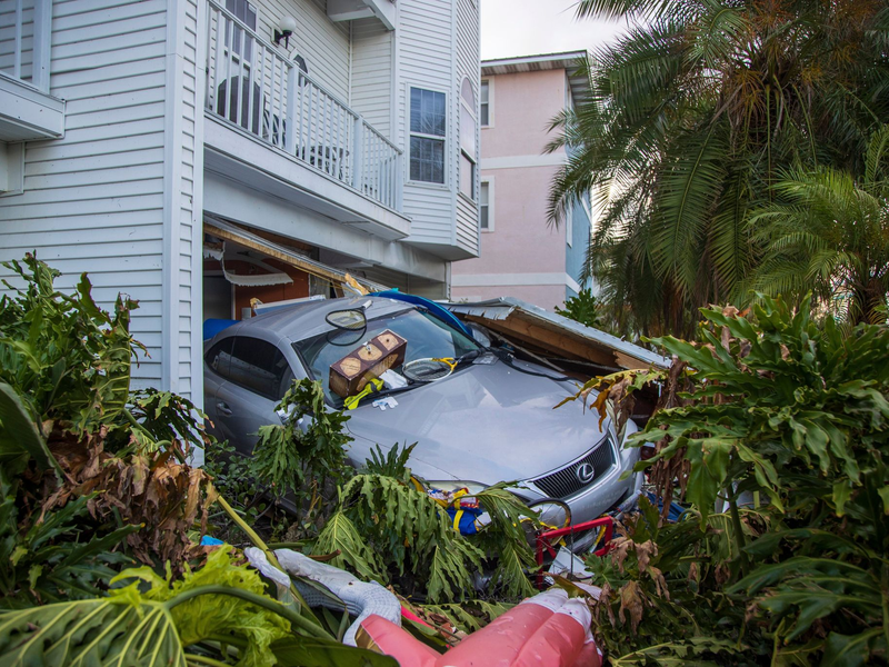 Der Hurrikane «Helene» war der stärkste, der je die Nordwestecke Floridas traf. - Foto: Luis Santana/Tampa Bay Times via AP/dpa