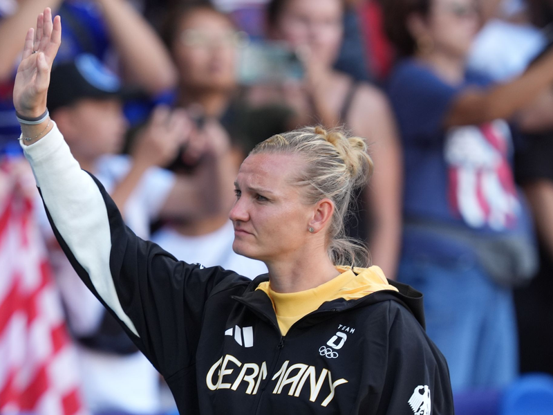 Alexandra Popp: Beendet ihre DFB-Karriere mit dem 145. Länderspiel - Foto: Marcus Brandt/dpa