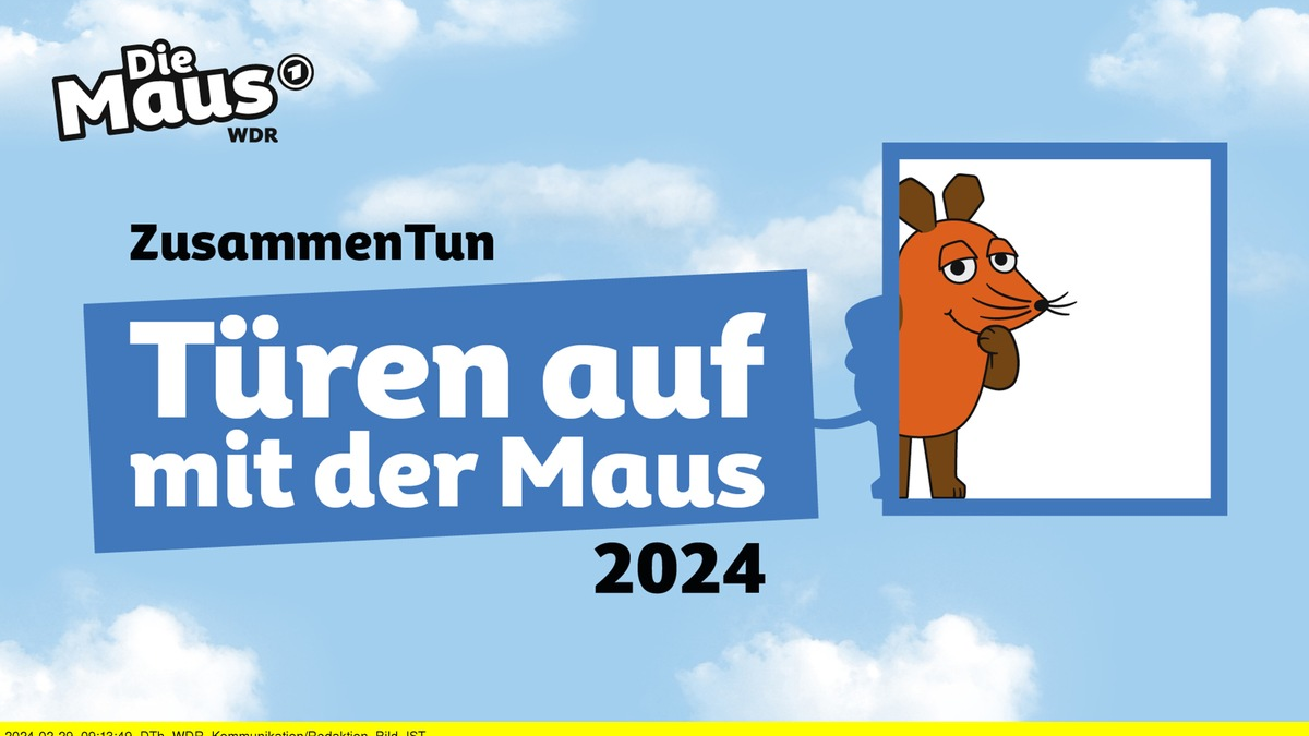 Tag des Teams: „Türen auf mit der Maus“ am 3. Oktober 2024 - Foto: presseportal.de