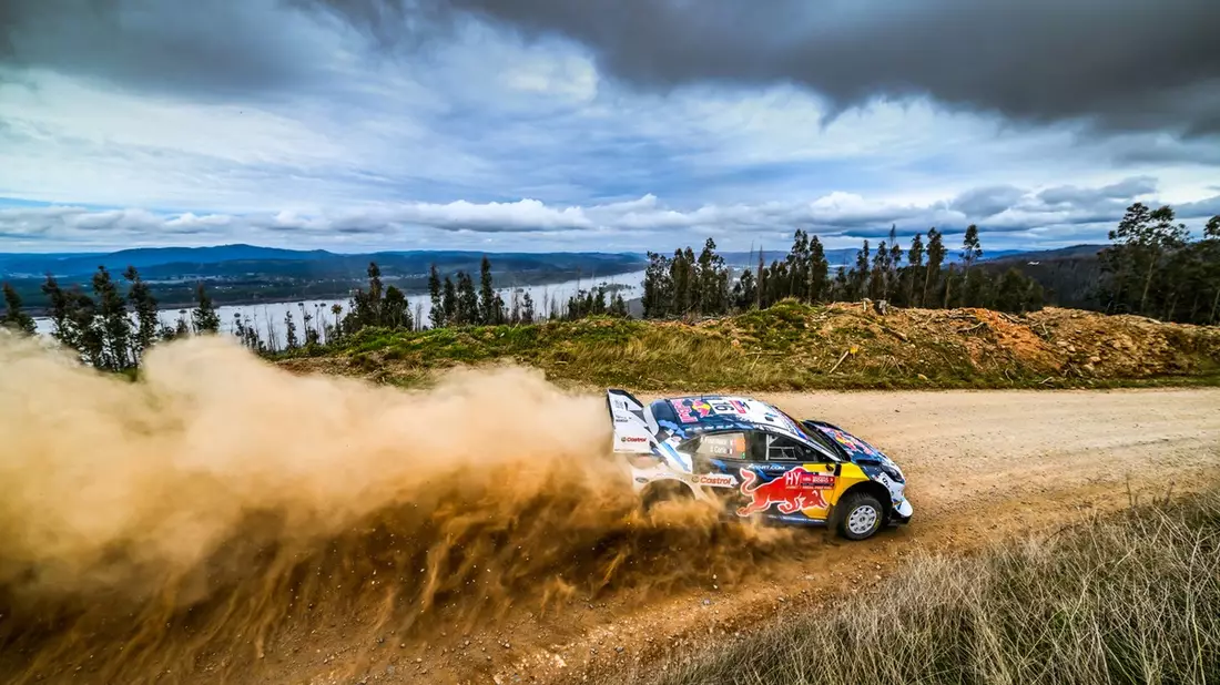 M-Sport Ford kratzt mit dem Puma Hybrid Rally1 bei der WM-Rally Chile erneut an Podestresultat - Bild: presseportal.de